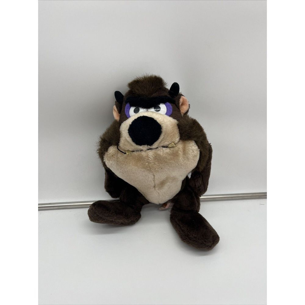 Vintage Tazmanian Devil 1987 Plush Original Warner Bros Stuffed Animal‎ 12"